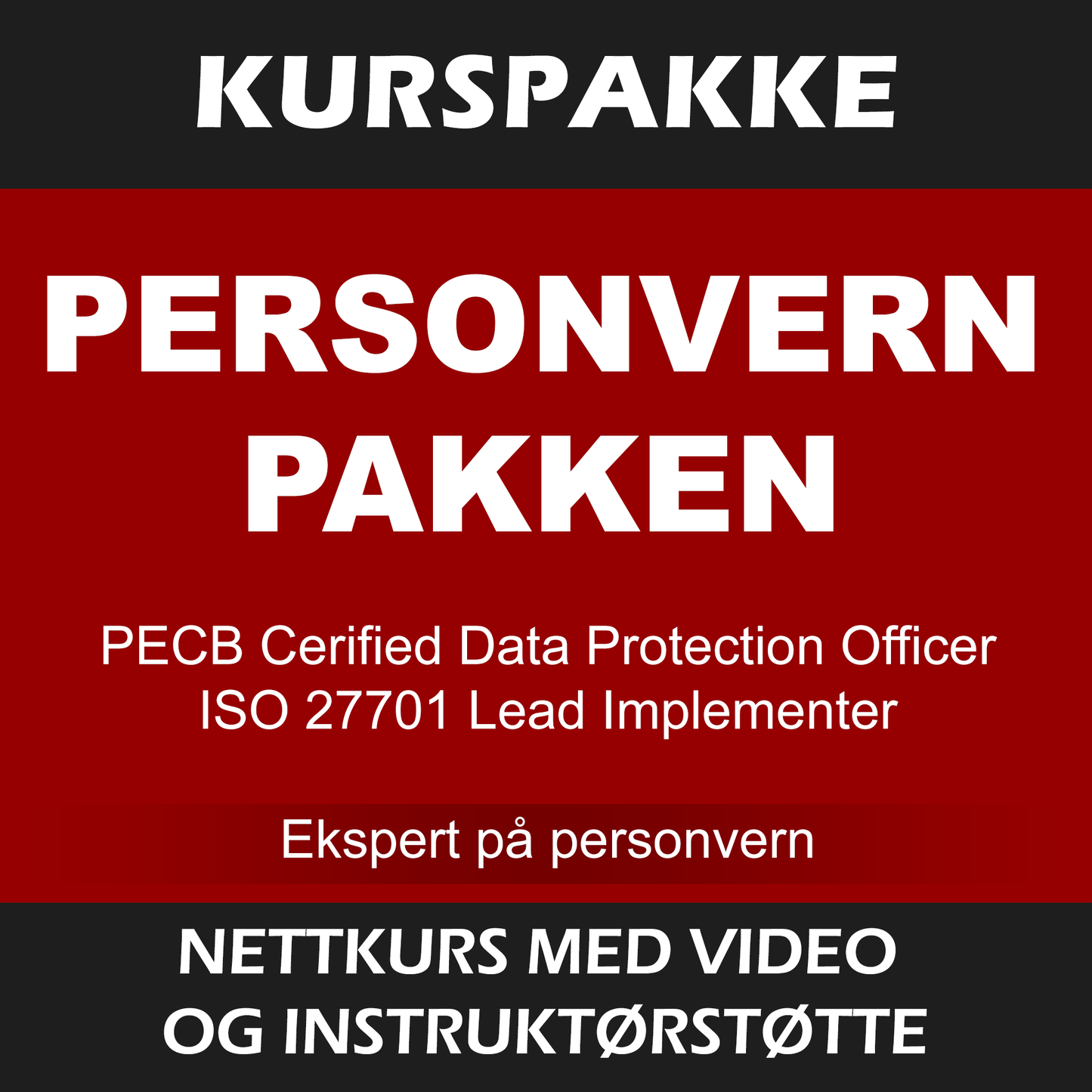 Kurspakke: Personvernpakken