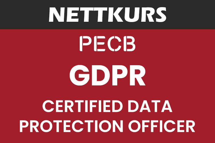 Nettkurs: PECB Certified Data Protection Officer