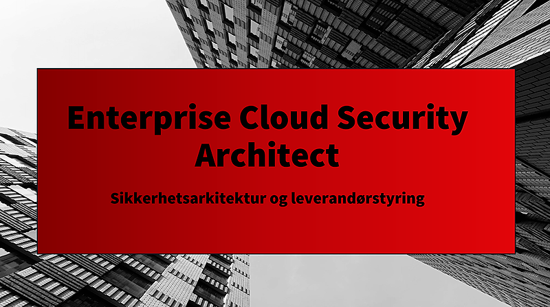 Enterprise Cloud Security Architect