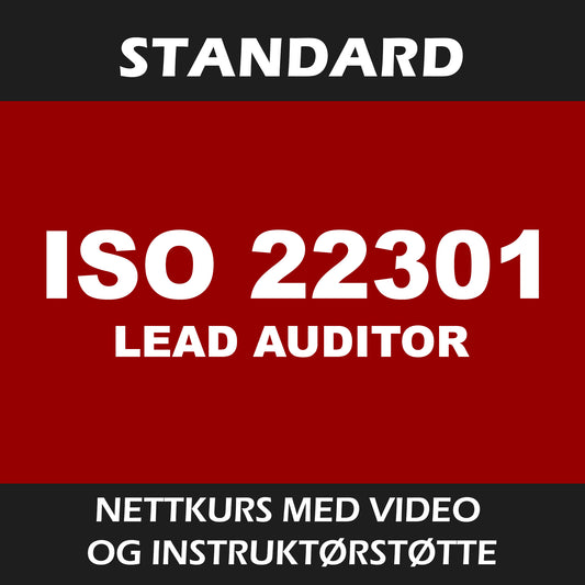 Standard: PECB ISO 22301 Lead Auditor