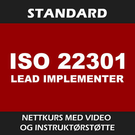 Standard: PECB ISO 22301 Lead Implementer