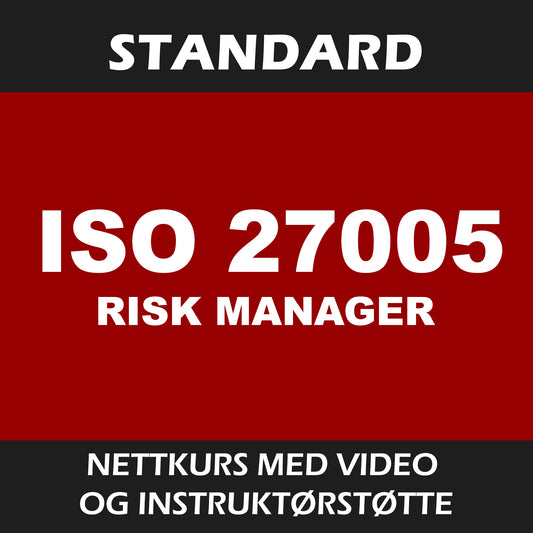 Standard: PECB ISO/IEC 27005 Risk Manager