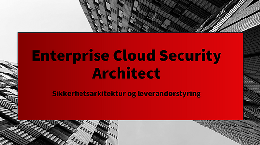 Enterprise  Cloud Security Architect